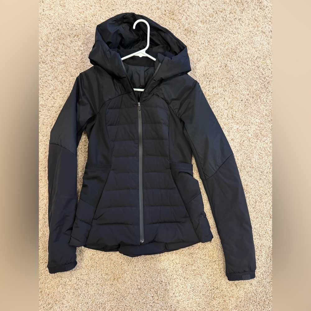 NWOT Lululemon Down for it all Jacket - Black
